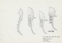 460 Evoluzione del ferro da gondola - dolfin fine '500 - prima meta' '700 - fine '800 - attuale 